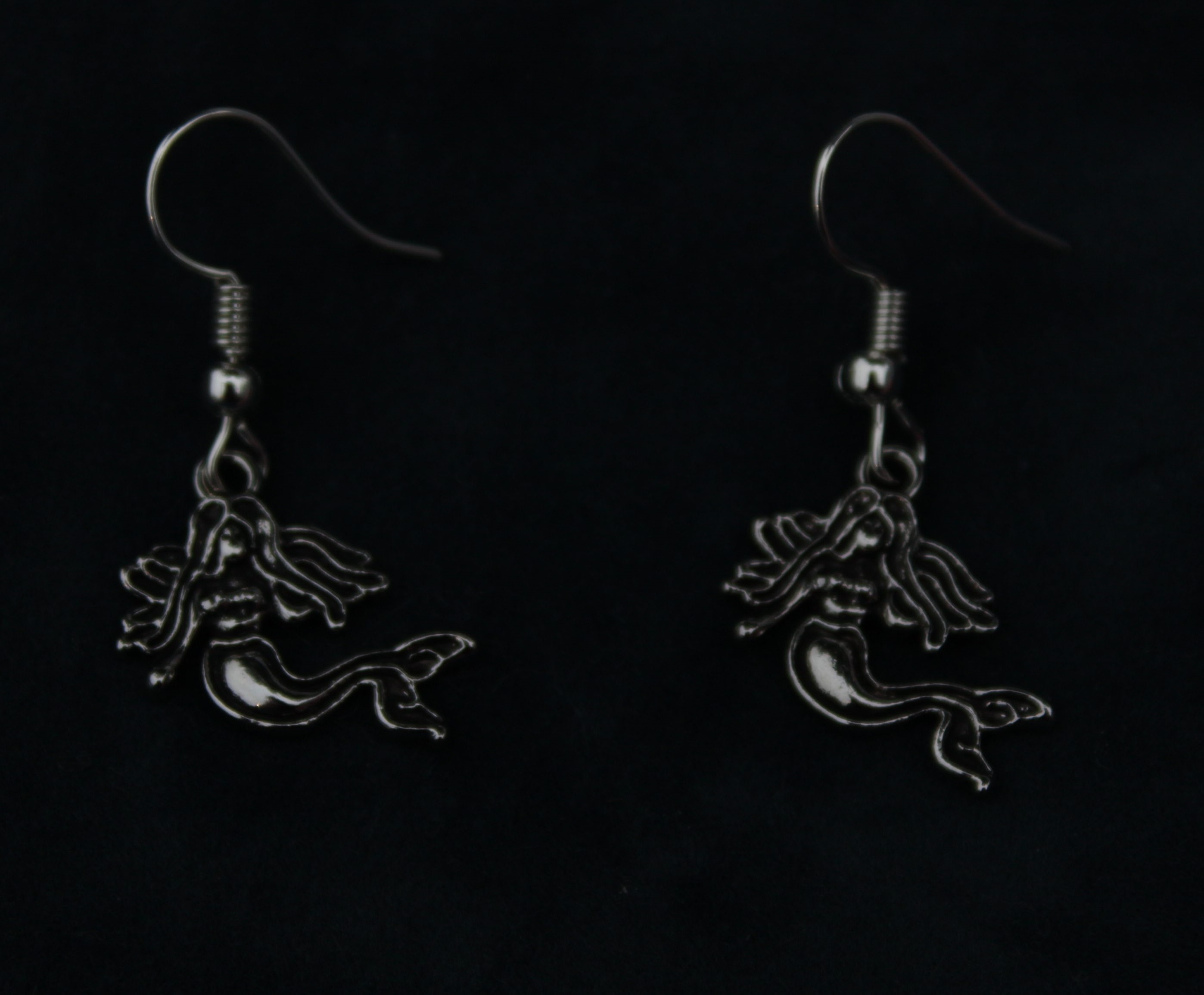 Silver Mermaid Earrings